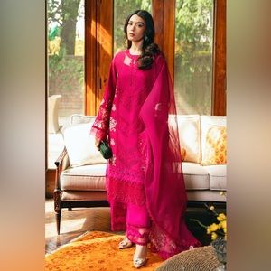 Pakistani branded luxury lawn 3 piece